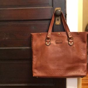Leather lucky brand purse
